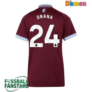 Aston Villa Amadou Onana #24 Replik Heimtrikot Damen 2026-27 Kurzarm